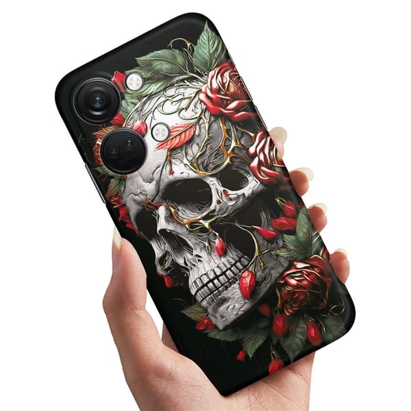 OnePlus Nord 3 5G - Cover/Mobilcover Skull Roses