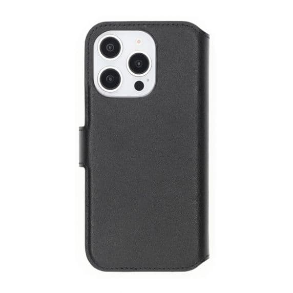 RV Plånboksfodral i äkta läder iPhone 16 Pro Max Svart