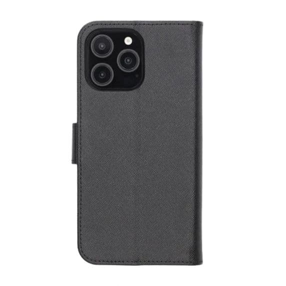 iPhone 16 Pro Max Plånboksfodral med Stativ – Svart