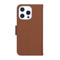 Miniatyrbild 3 av 5: iPhone 16 Pro Max Plånboksfodral med Stativ – Brun