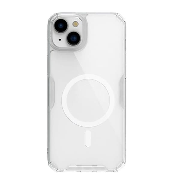 Carcasa för iPhone 15 NILLKIN Ultra Clear Magsafe PC + Telefonfodral TPU