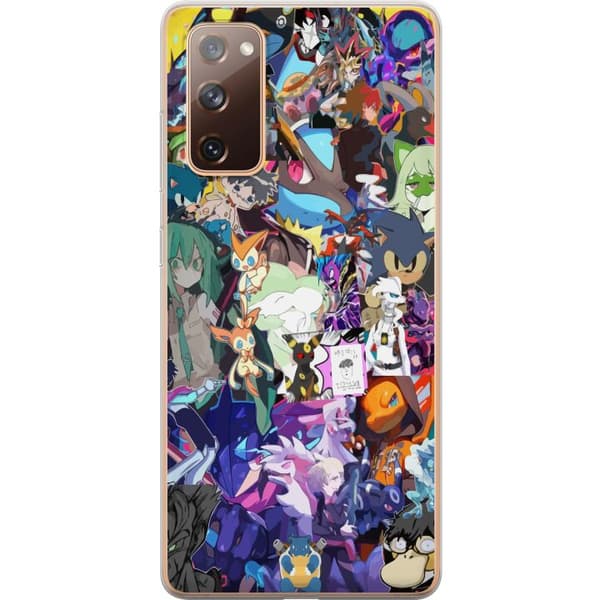 Samsung Galaxy S20 FE Gjennomsiktig deksel Pokémon Blaze