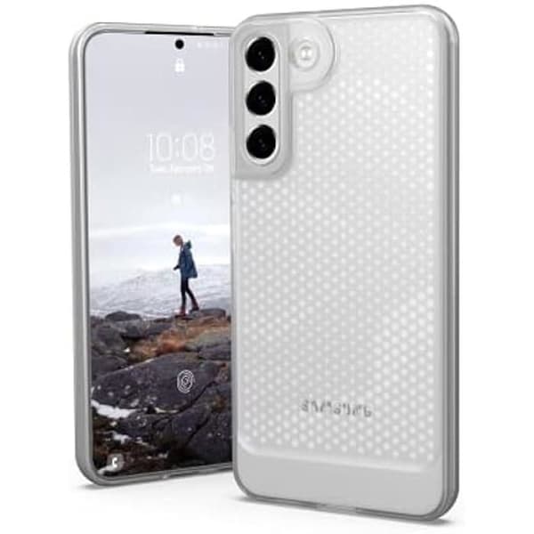 Fodral - URBAN ARMOR GEAR - Lucent - Kompatibel Samsung Galaxy S22 Plus 5G - Militärt skydd - Genomskinlig
