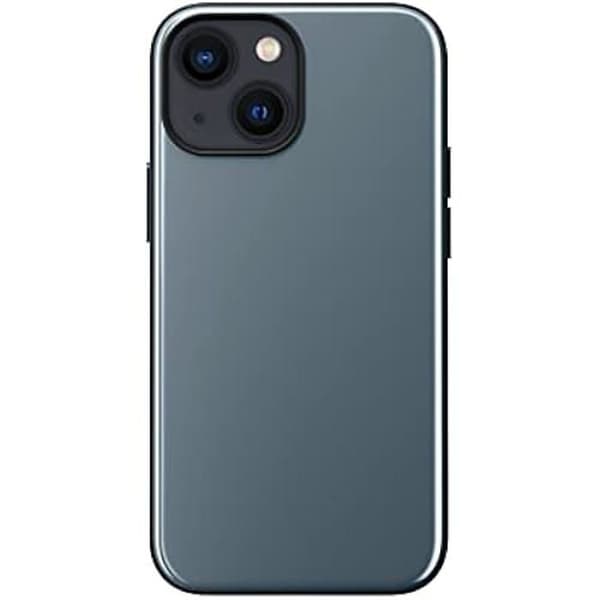 Coque - NOMAD - iPhone 13 Mini - Blå - Stötresistent 1,8 m - Kompatibel med MagSafe