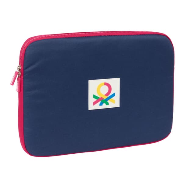 Laptopfodral Benetton Cherry Cerise Marinblå 15,6'' 39,5 x 27,5 x 3,5 cm