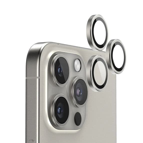 iPhone 16 Pro/16 Pro Max Lins Kameraskydd – Titangrå