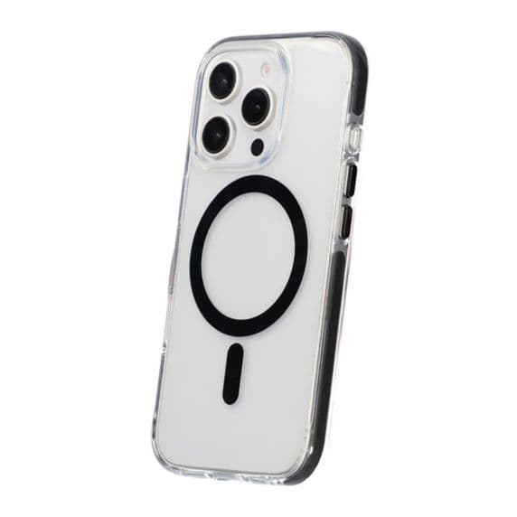 iPhone 16 Pro Mobilskal Magnet Dubbelskydd – Svart