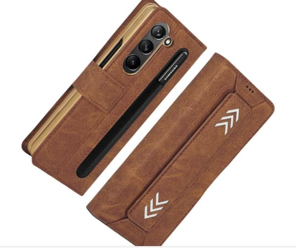 INF Samsung Galaxy Z Fold -kotelo, suojaava ja iskuja vaimentava taitettavan puhelimen kotelo Model 1