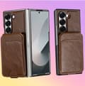 Pikkukuva 4 / 4: INF Samsung Galaxy Z Fold -magneettinen kotelo korttipaikalla, RFID-suojattu lompakkokotelo model 2