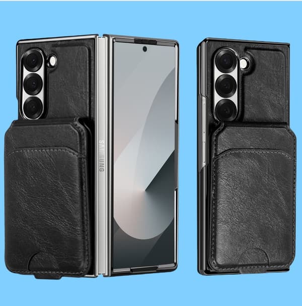 INF Samsung Galaxy Z Fold magnetetui med kortholder, RFID-blokerende pungetui Model 3