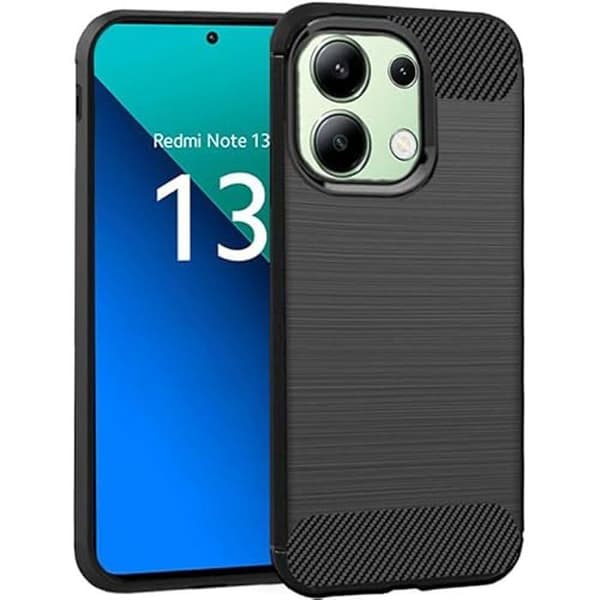 Skyddsfodral - COOL - Xiaomi Redmi Note 13 - Kol - Stötsäker - Styv