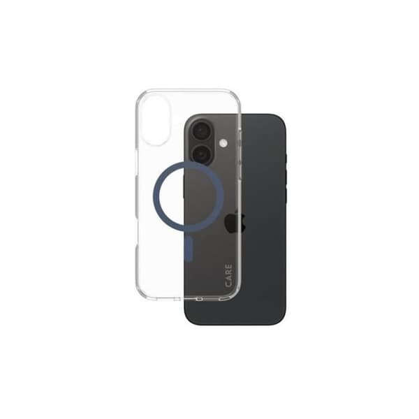 Coque för iPhone 16 Plus Kompatibel med MagSafe Flagship Edition Urban Combat Panzer Glass Blå