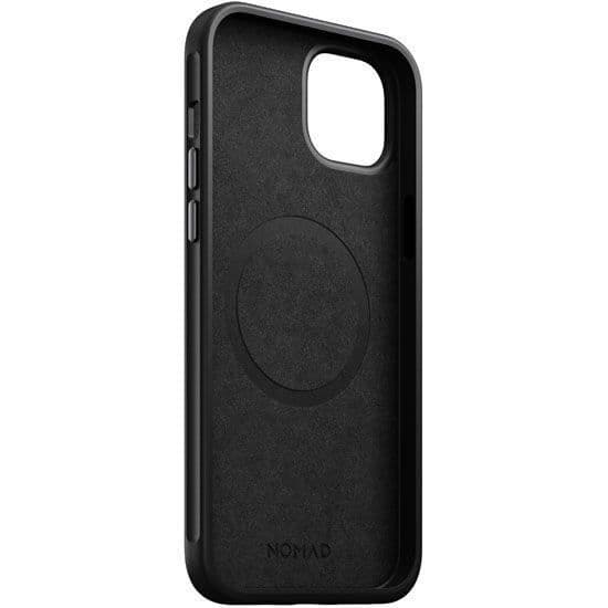 Modernt läderfodral till iPhone 15 Plus Nomad Ljusbrun