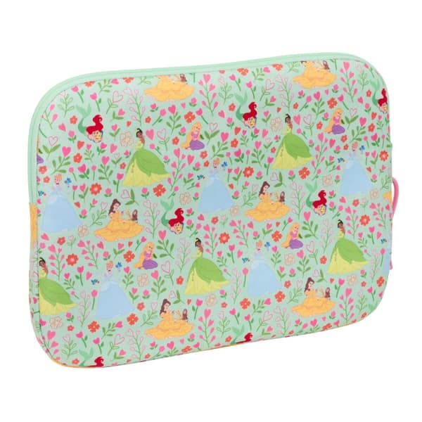 Laptopfodral Disney Princess Bloom Grön Rosa 15,6'' 39,5 x 27,5 x 3,5 cm