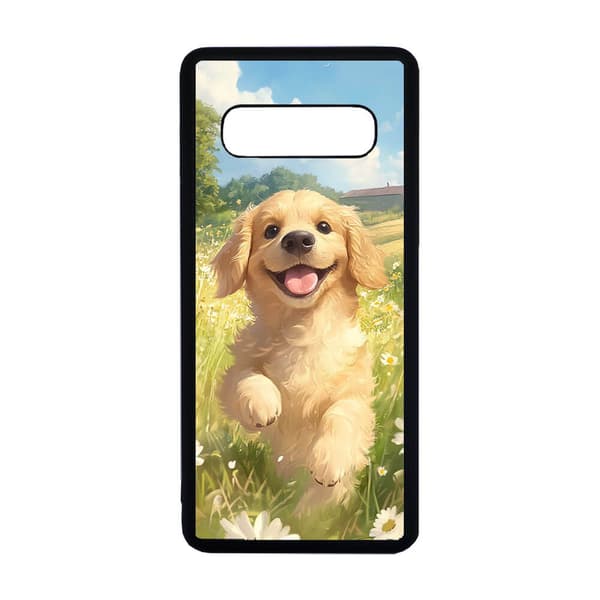 Sarjakuva Kultaisennoutajan Koira Samsung Galaxy S10+ Matkapuhelimen Kansi