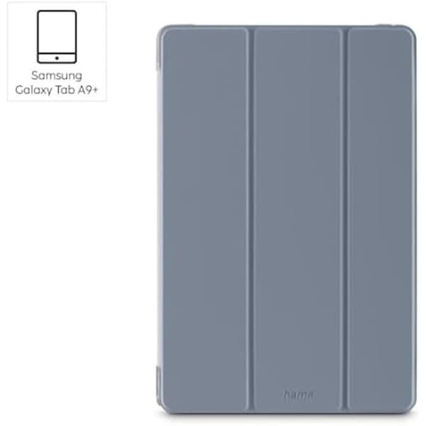 Skyddsfodral - HAMA - Galaxy Tab A9+ 11" - Stödfunktion - Magnetisk Stängning - Transparent Baksida