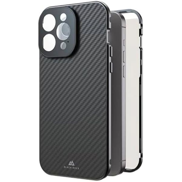 Coque - BLACK ROCK - iPhone 15 - 360° Skydd - Stötsäker - Trådlös Laddning Kompatibel