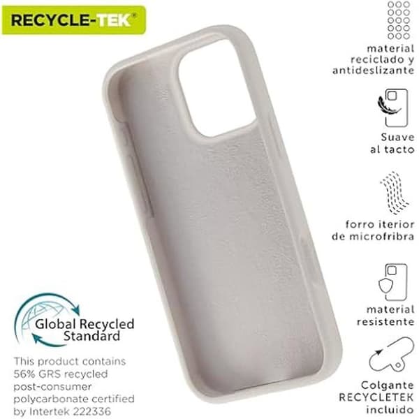 Coque - MUVIT - iPhone 16 Pro Max - Flytande silikon - Mjuk - Lätt design