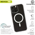 Miniatyrbild 2 av 2: Coque - MUVIT - iPhone 16 Pro Max - Transparent - Magsafe kompatibel - Återvunnen