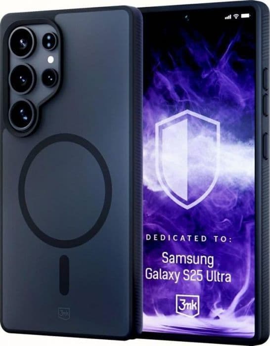 Coque telefon - bumper telefon 3mk Smoke MagCase för Samsung Galaxy S25 Ultra