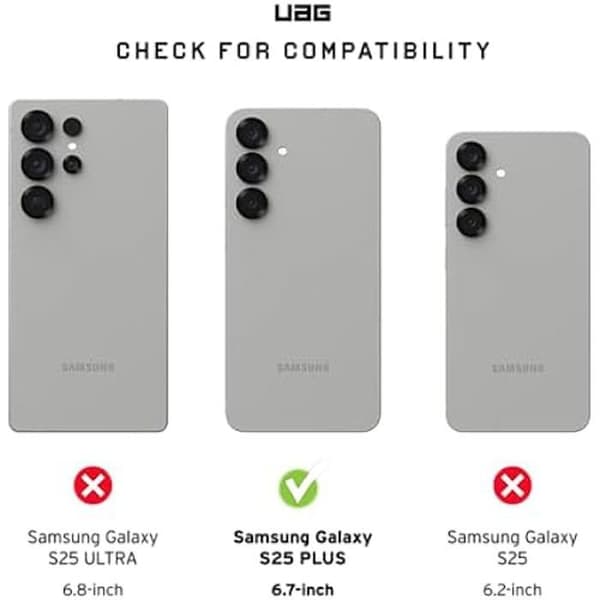 Coque - URBAN ARMOR GEAR - Pathfinder MS - Samsung Galaxy S25 Plus - Magnetiskt ring - Trådlös