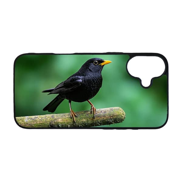 Lintu Mustarastas iPhone 16 Matkapuhelimen Kansi