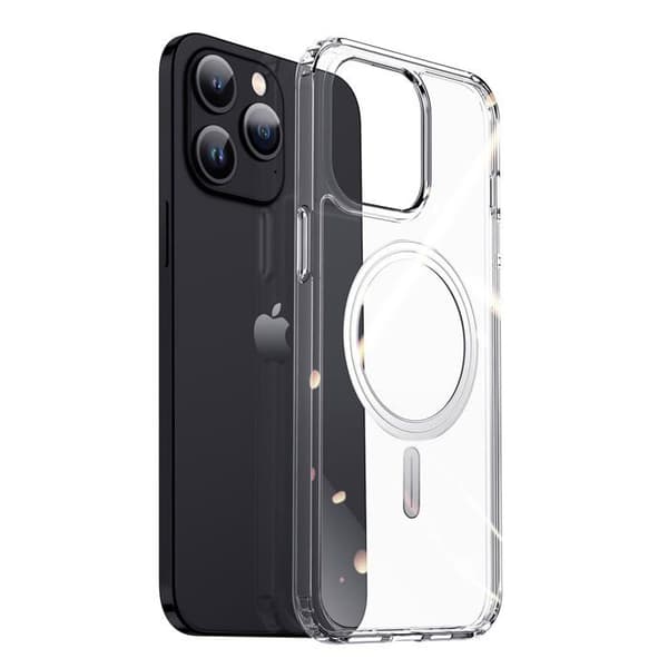 Coque telefon - bumper telefon Dux ducis Coque för iPhone 15 Pro med MagSafe Clin - transparent