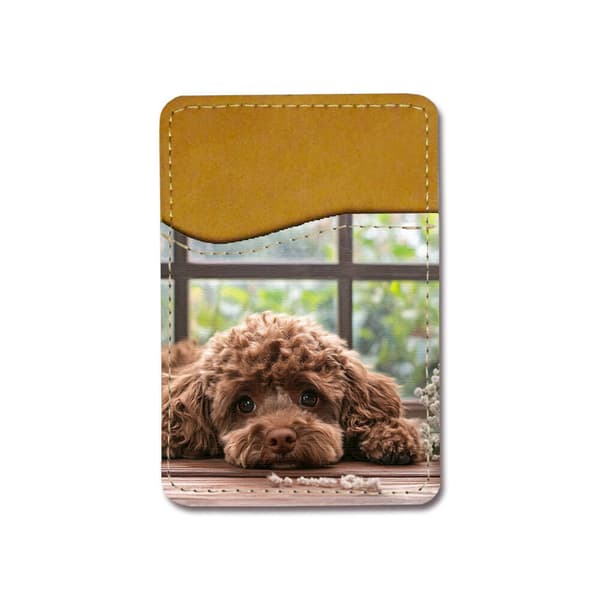 Hund Puddel Universell Selvklebende Kortholder Til Mobiltelefon