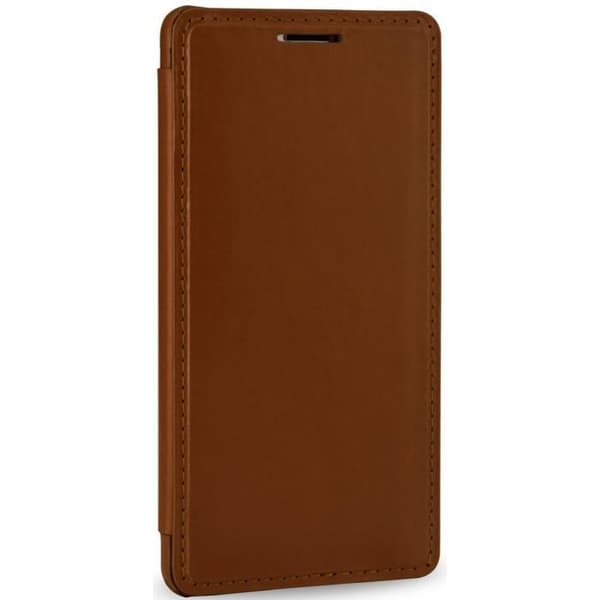 StilGut boktyp utan klämma, läderfodral för Huawei Mate S, i cognac.