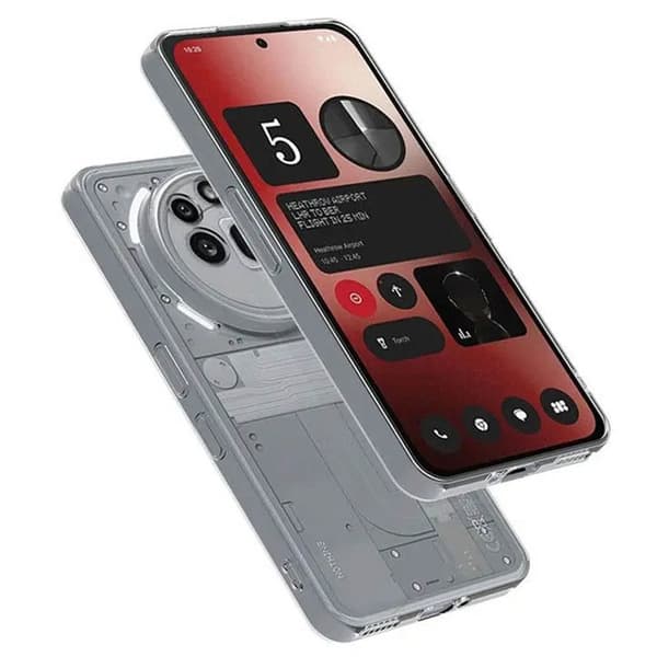 PCH läpinäkyvä silikoni kuori Nothing Phone 3a Pro