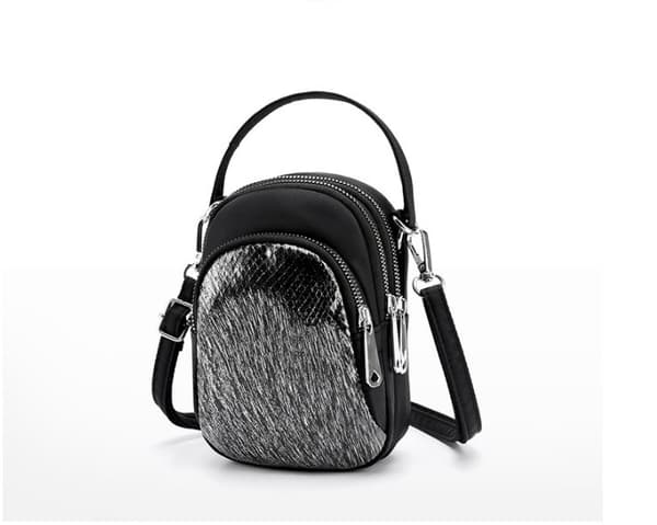 INF Ny Vertikal Crossbody Veske med Paljetter til Telefon