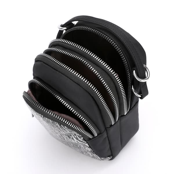 INF Ny Vertikal Crossbody Veske med Paljetter til Telefon