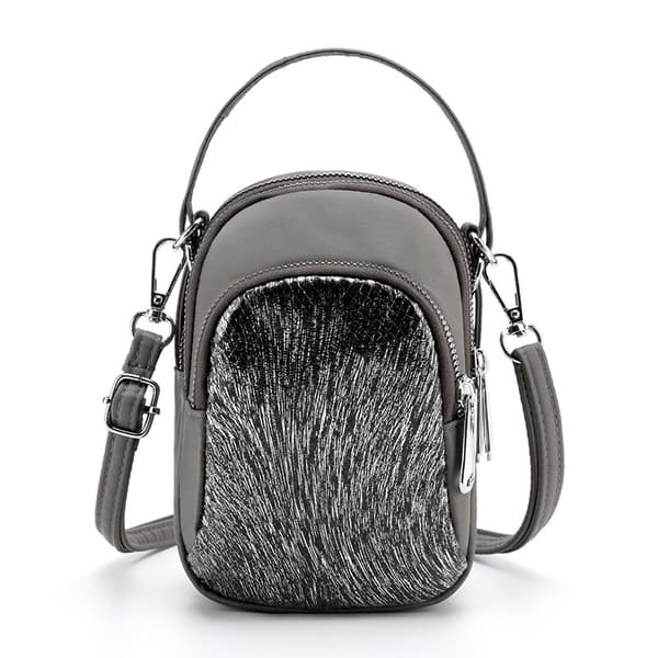 INF Ny Vertikal Crossbody Veske med Paljetter til Telefon