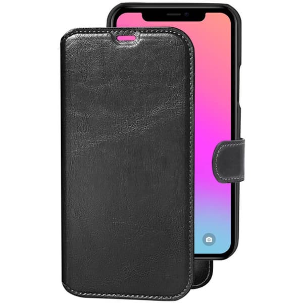 Slim lommebokdeksel 2i1 Apple iPhone 13 Mini - Sort