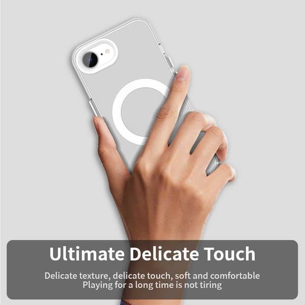 SKALO iPhone 16e Candy Series Hybrid Cover - Hvid