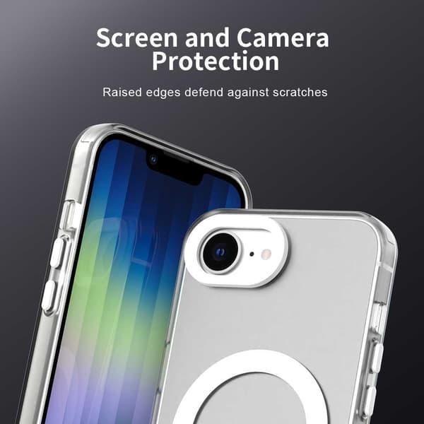 SKALO iPhone 16e Candy Series Hybrid Cover - Hvid