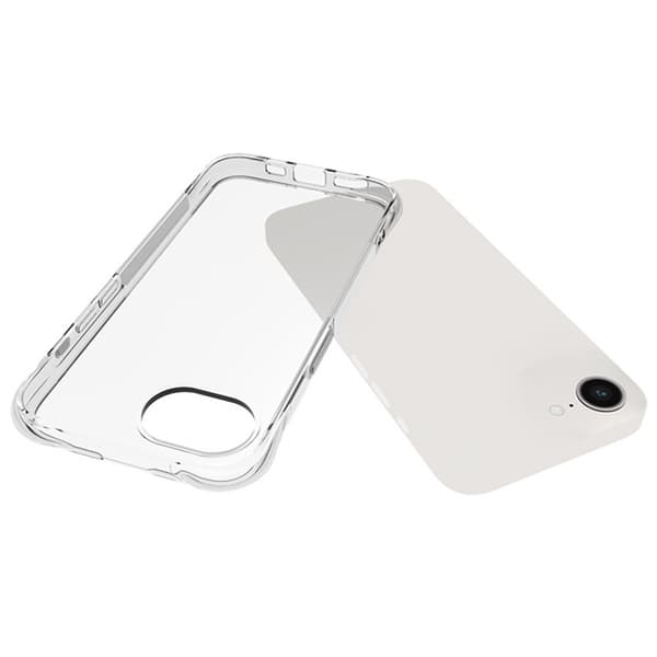 SKALO iPhone 16e Extra strong TPU Cover - Gennemsigtig