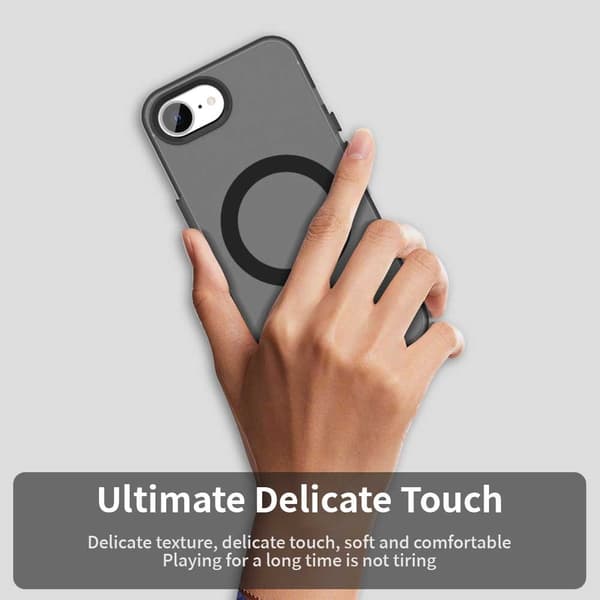 SKALO iPhone 16e Candy Series Hybrid Cover - Sort