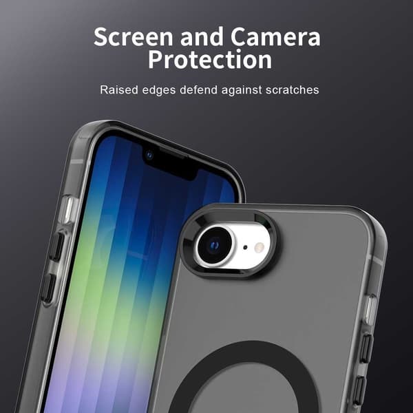 SKALO iPhone 16e Candy Series Hybrid Cover - Sort