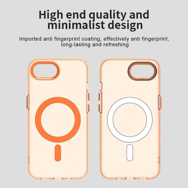 SKALO iPhone 16e Candy Series Hybrid Cover - Orange
