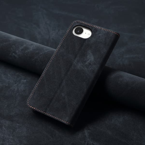 SKALO iPhone 16e Jeans Flip Cover - Sort