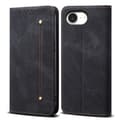 Miniatyrbillede 1 af 7: SKALO iPhone 16e Jeans Flip Cover - Sort