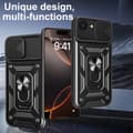 Pikkukuva 2 / 10: SKALO iPhone 16e Armor Metallinen rengas -kamerasuojus Suojakuori - Ruusukulta
