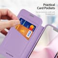 Miniatyrbillede 8 af 11: DUX DUCIS iPhone 16e Skin X Pro Flip Cover - Lilla