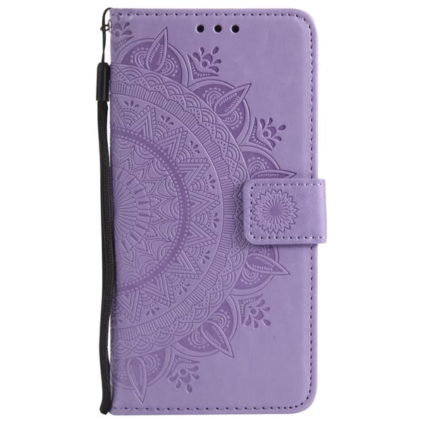 SKALO iPhone 16e Mandala Flip Cover - Lilla