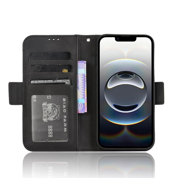SKALO iPhone 16e 6-RUM Flip Cover - Sort