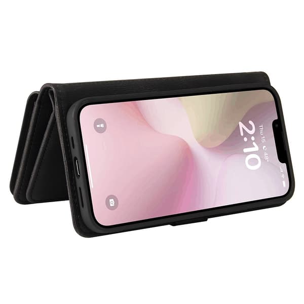 SKALO iPhone 16e KT-2 Big Wallet 17-RUM Flip Cover - Sort
