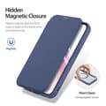 Miniatyrbillede 7 af 11: DUX DUCIS iPhone 16e Skin X Pro Flip Cover - Blå