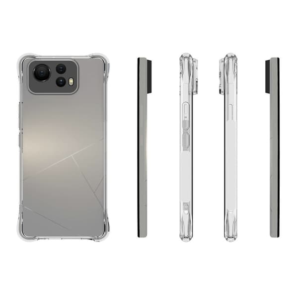 SKALO Asus Zenfone 12 Ultra 5G Extra strong TPU Suojakuori - Läpinäkyvä