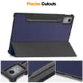 Miniatyrbild 4 av 11: SKALO Lenovo Idea Tab Pro Trifold Fodral - Mörkblå